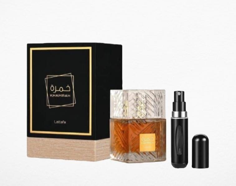 KHAMRAH LATTAFA 100ML 1.1 PREMIUM + PERFUMERO RECARGABLE